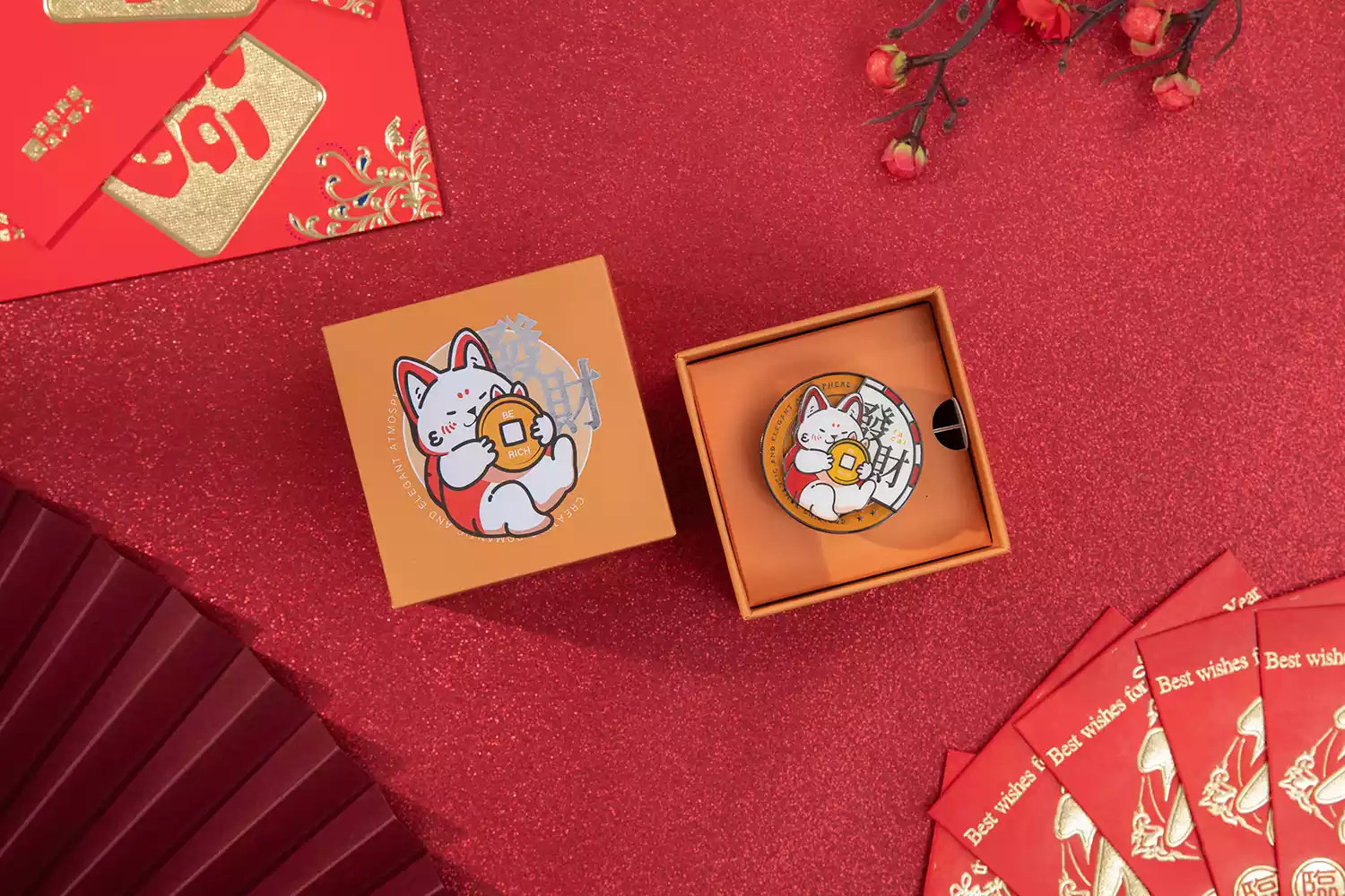 Fortune Cat Car Aromatherapy Drive with Luck Breathe in Bliss - Image 2