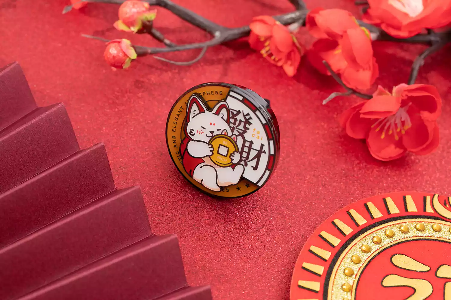 Fortune Cat Car Aromatherapy Drive with Luck Breathe in Bliss